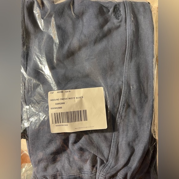 Free People FP Movement Inbound Onesie in Misty Blue Size SM $128 Retail NWT - Picture 9 of 9